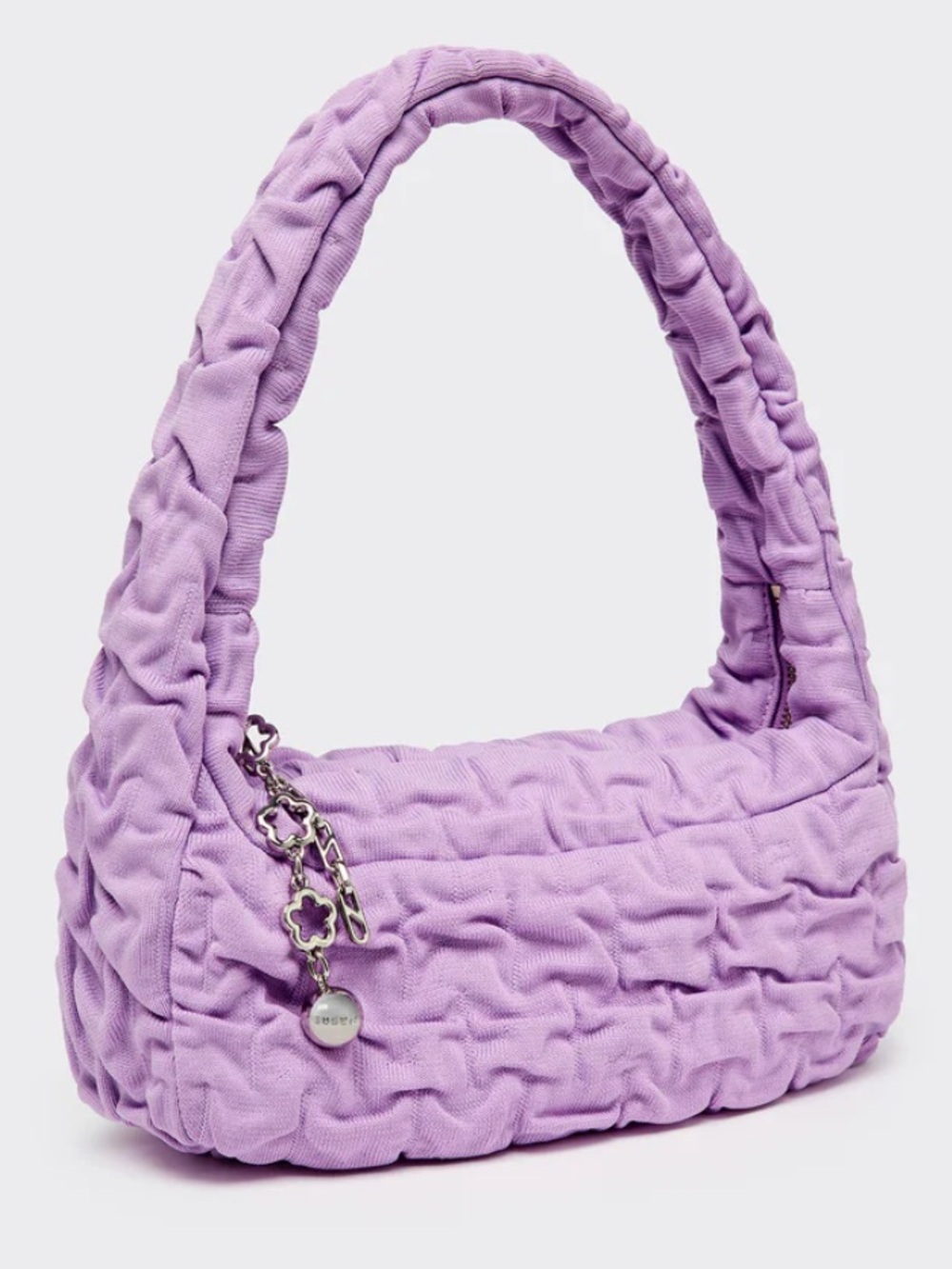 Women’s Light Purple Lavender Quilted Mini Shoulder Bag by SUSEN